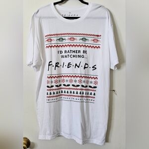 "Id Rather Be Watching Friends" Christmas Shirt